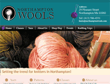 Tablet Screenshot of northamptonwools.com
